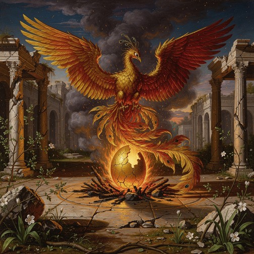 Free Phoenix Rising Gloriously Image - Phoenix, Rebirth, Flames ...