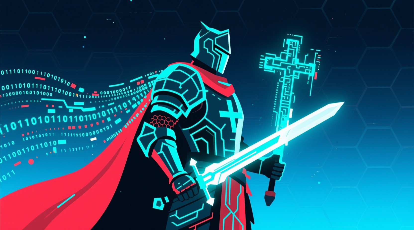 Free Digital Knight Guardian Image - Knight, Digital, Cyber | Download ...