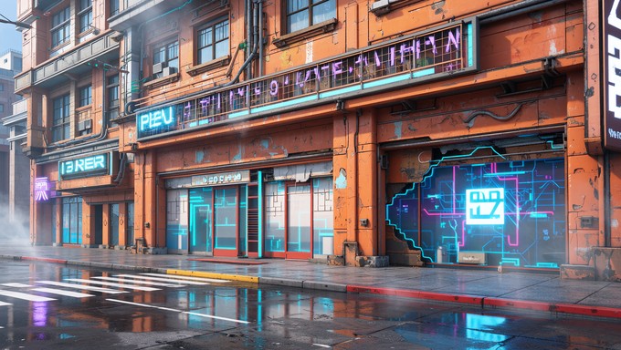 Free Neon Cyberpunk Streets Image - Cyberpunk, Neon, Futuristic ...