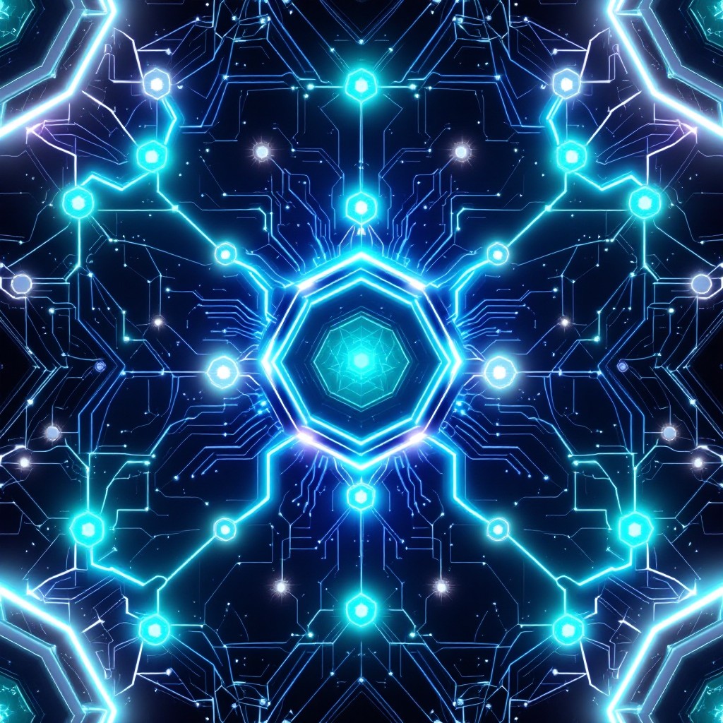 Free Neon Hexagonal Network Image - Blockchain, Network, Hexagonal ...