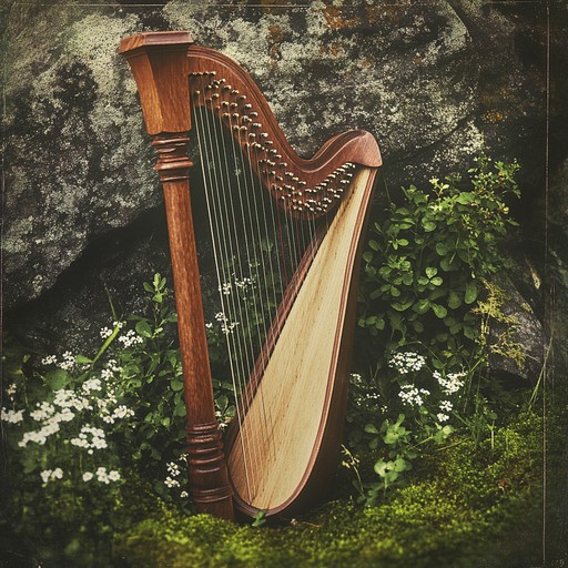 Free Enchanted Forest Harp Image - Harp, Forest, Music | Download at ...