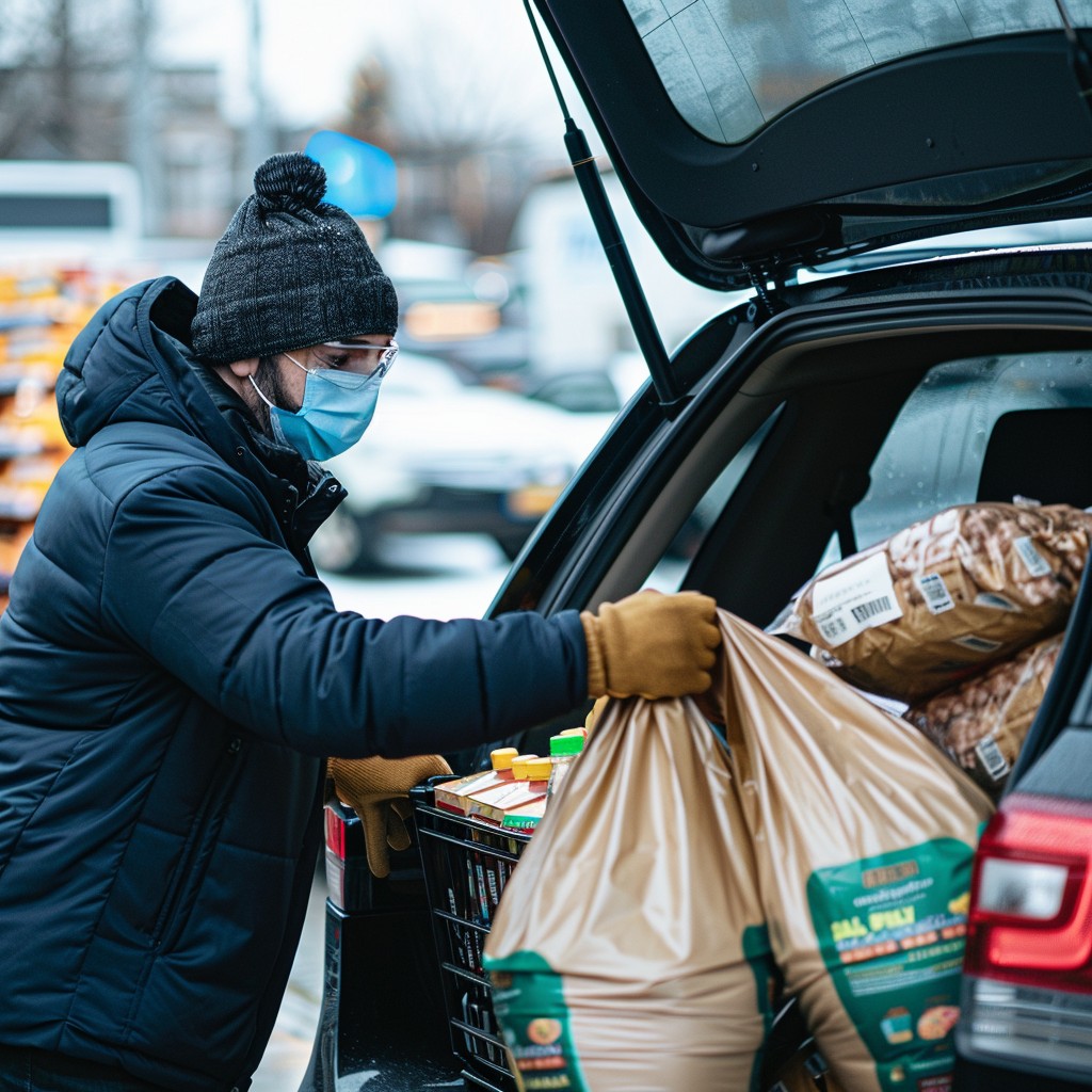 Free Grocery Loading Moment Image - Grocery, Loading, Car | Download at ...