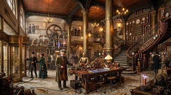 Free Steampunk Inventor Workshop Image - Steampunk, Victorian, Inventor ...