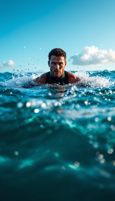 Free Ocean Warrior Breaking Image - Ocean, Swimming, Waves | Download ...