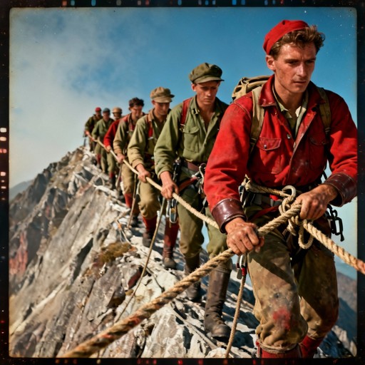 Free Roped Mountain Climbers Photo - Mountaineering, Expedition, Alpine ...