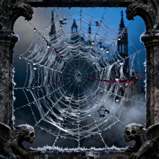 Free Dewy Gothic Web Image - Spider, Web, Dew | Download at StockCake