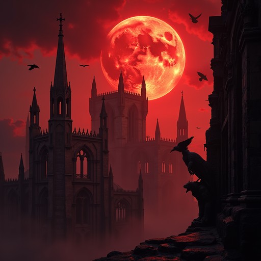 Free Blood Moon Cathedral Image - Cathedral, Gothic, Moon | Download at ...