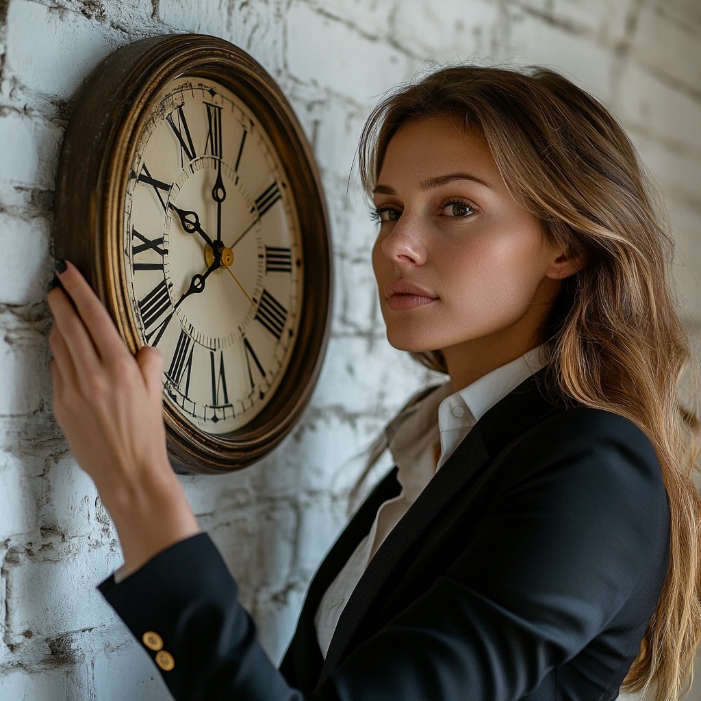 Free Adjusting Vintage Clock Image - Woman, Clock, Vintage | Download ...