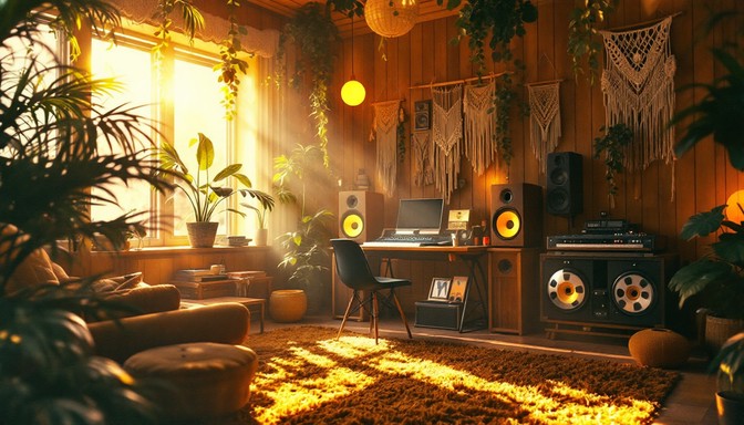 Free Seventies Artist Studio Image - 1970s, Seventies, Retro | Download ...