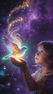 Free Magical Bird Wonder Image - Fantasy, Child, Bird | Download at ...