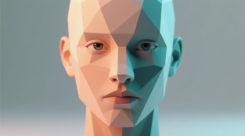 Free Geometric Profile Portrait Image - Geometric, Portrait, Cubist ...