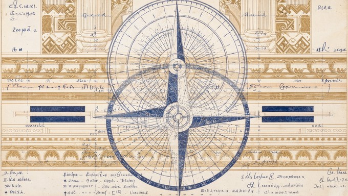Technical Drawing Renaissance Free Renaissance Geometric Blueprint Photo - Renaissance, Geometric ...