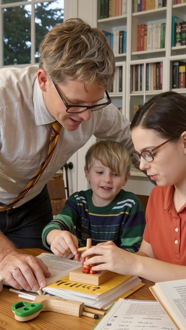 Free Learning Together Moment Image - Education, Learning, Family ...