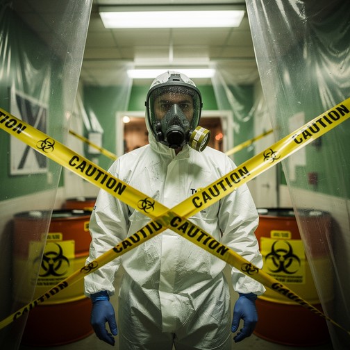 Free Biohazard Worker Portrait Image - Biohazard, Worker, Hazmat ...