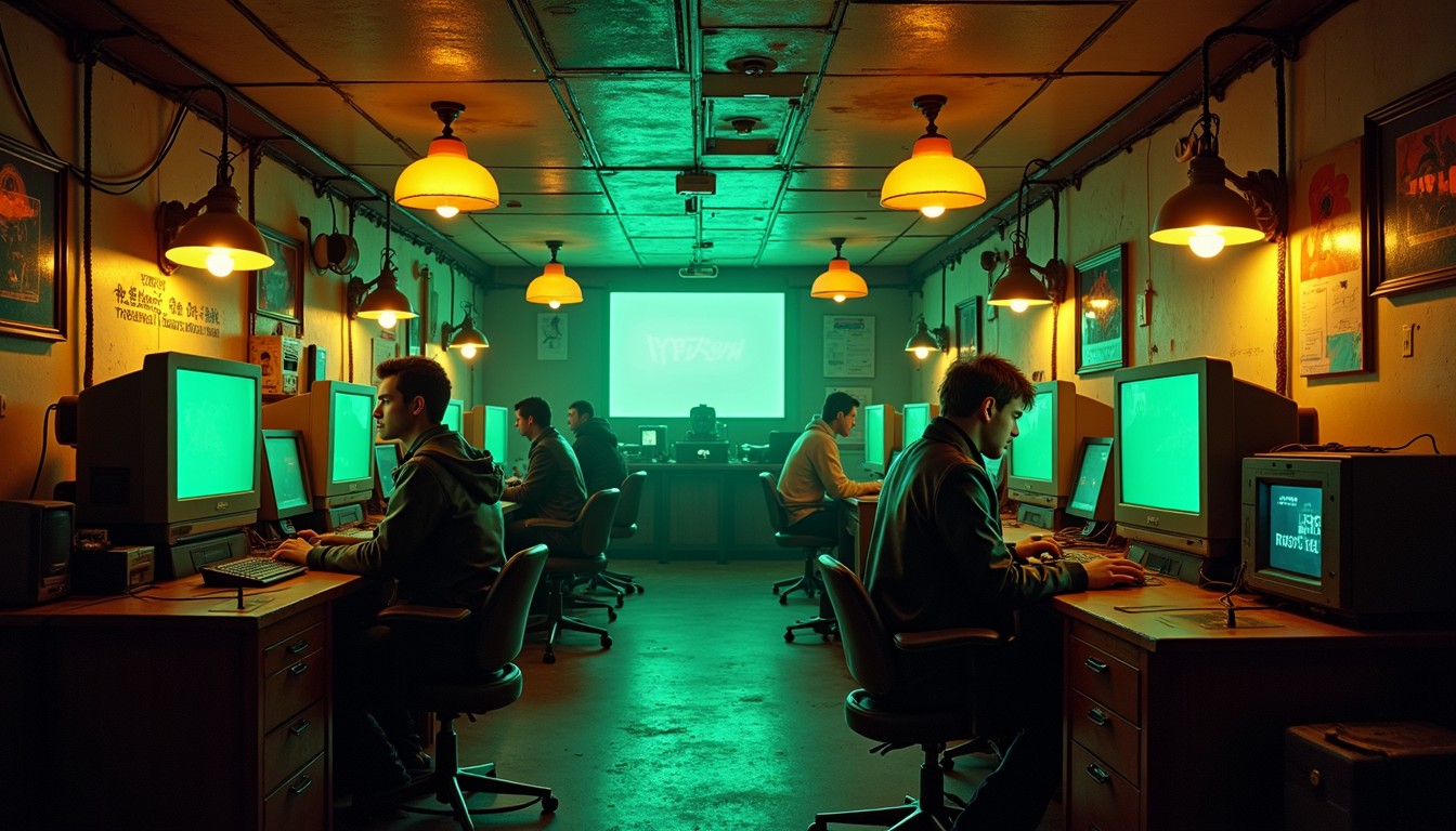 Free Underground Hacker Haven Image - Cyberpunk, Retro, Underground ...