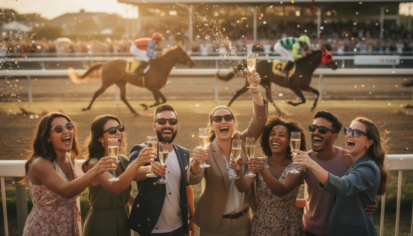 Winner Racing Pictures Free Champagne Racing Winners Image - Celebration, Racing, Friends ...