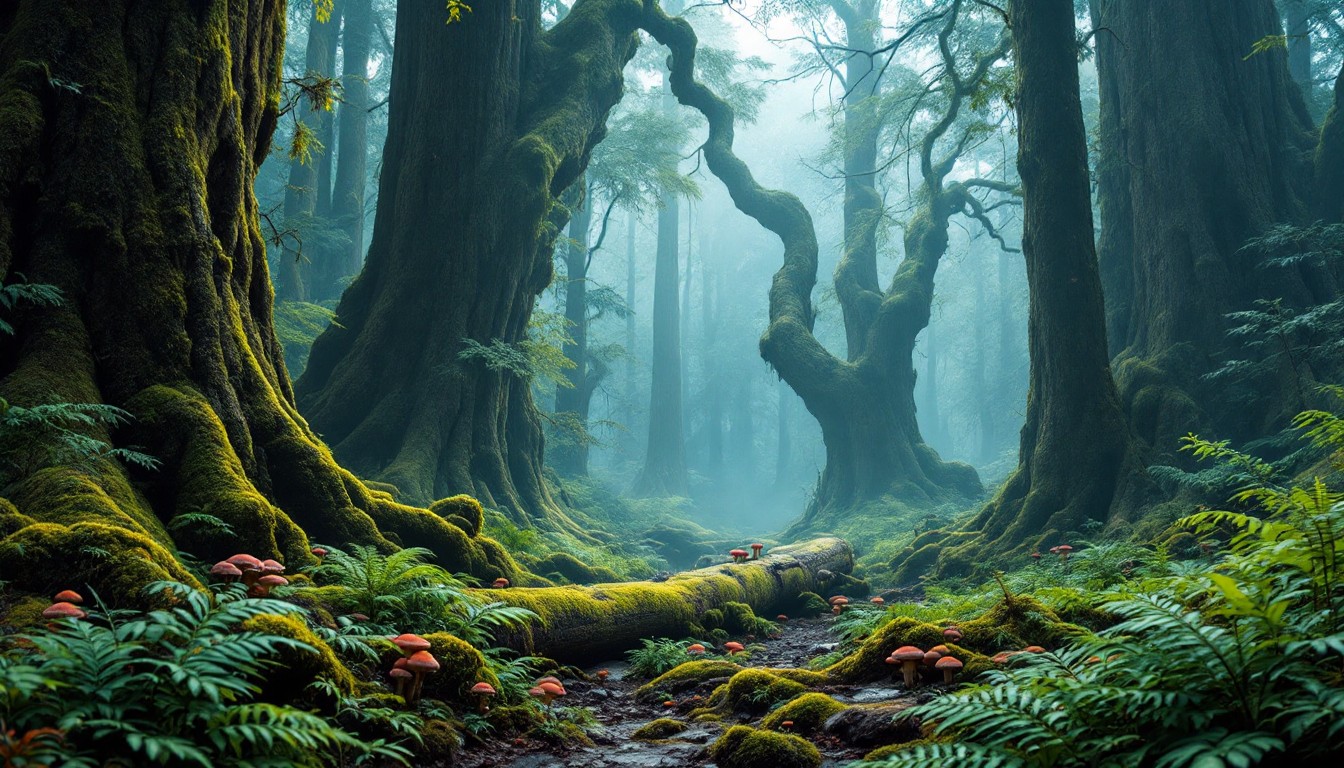 Free Enchanted Green Forest Image - Forest, Woodland, Trees | Download ...