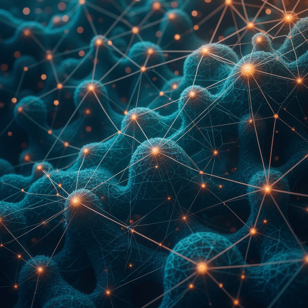 Nodes Beautiful Free Interconnected Glowing Nodes Image - Network, Nodes, Connections ...