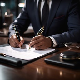 Free Executive Signing Document Image - Businessman, Contract, Signing ...