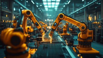 Free Automated factory robots Image - Automation, Technology, Industry ...