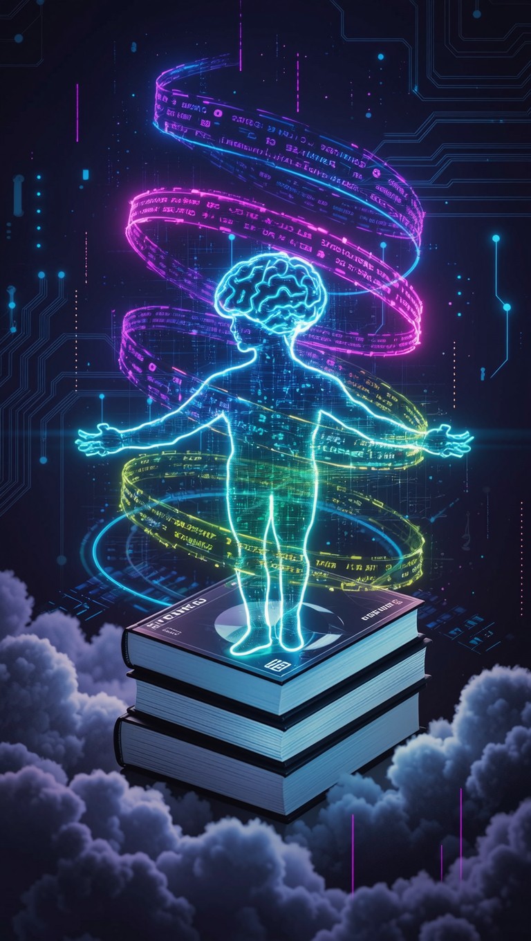 Free Digital Knowledge Evolution Image - Cyberpunk, Futuristic ...