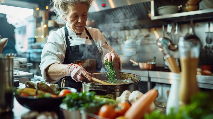 Free Chef Seasoning Soup Image | Download at StockCake