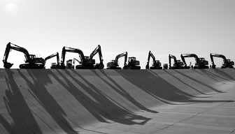 Free Industrial Shadow Play Image - Excavators, Machinery, Construction ...