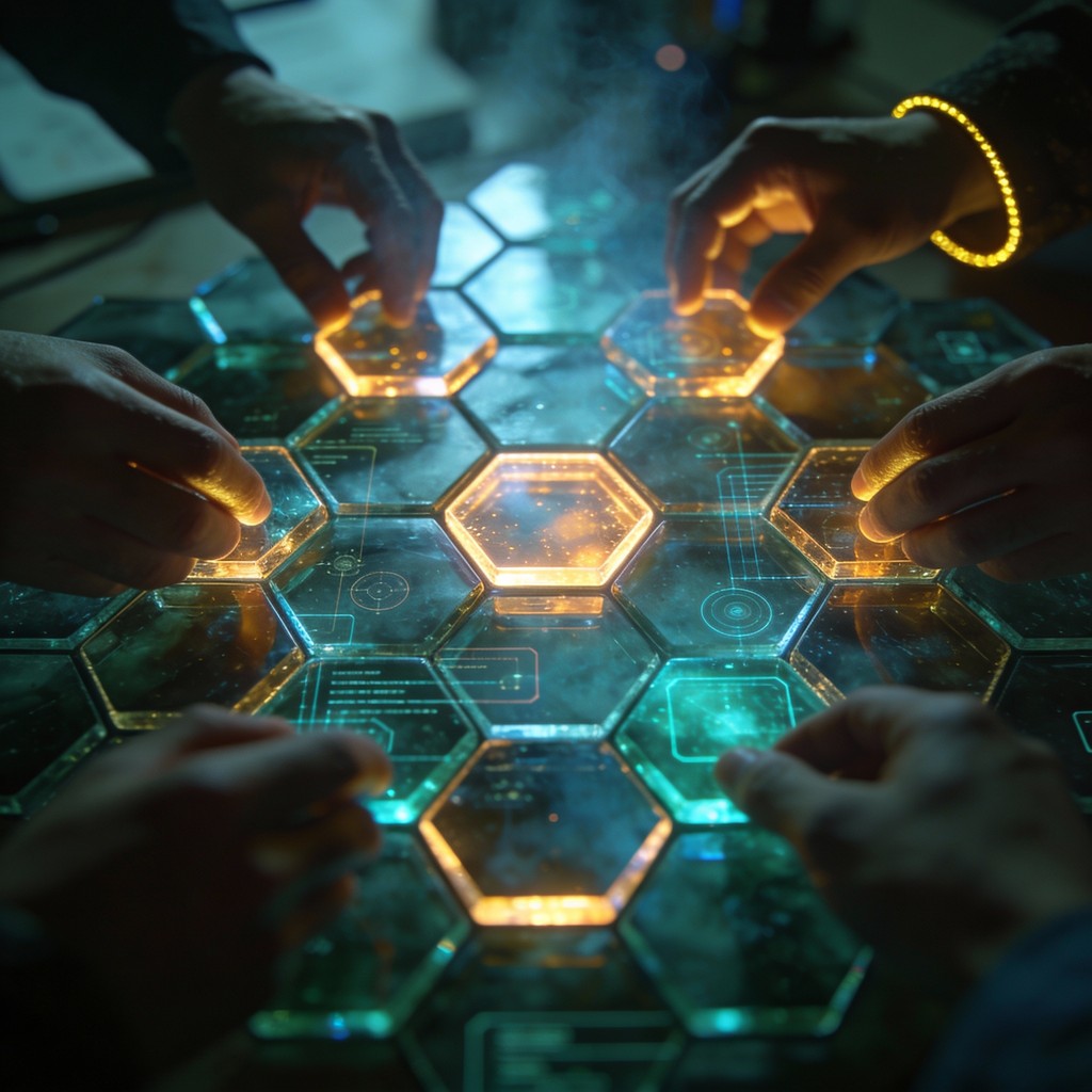 Free Building Future Together Image - Teamwork, Collaboration, Hexagon ...