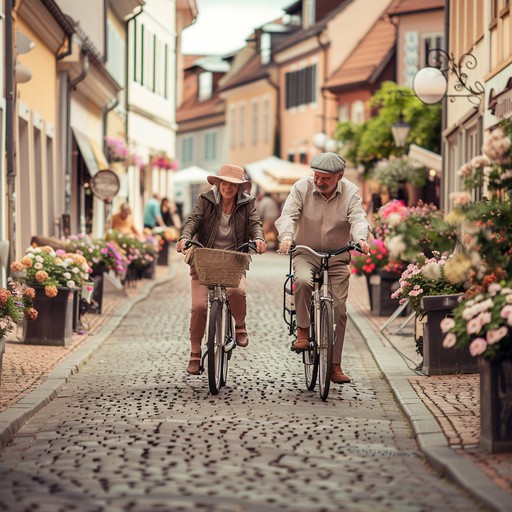 Free Bicycle Alley Ride Image - Bicycle, Woman, Flowers | Download at ...