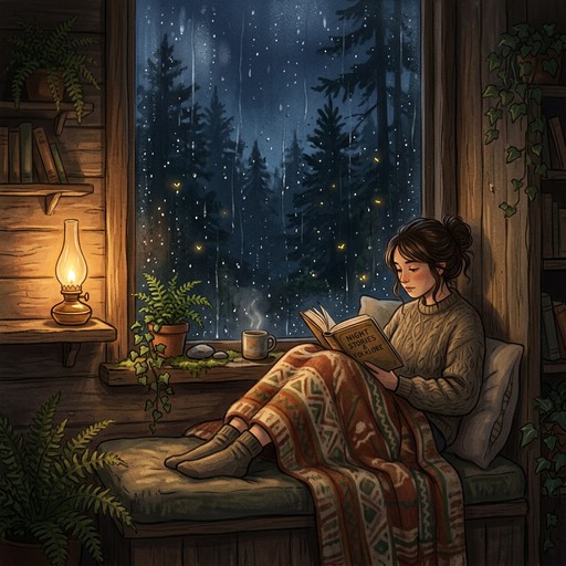 Free Rainy Night Reading Image - Reading, Cabin, Forest | Download at ...