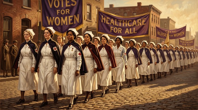 Free Nurses March Together Image - Nurses, Healthcare, March | Download ...