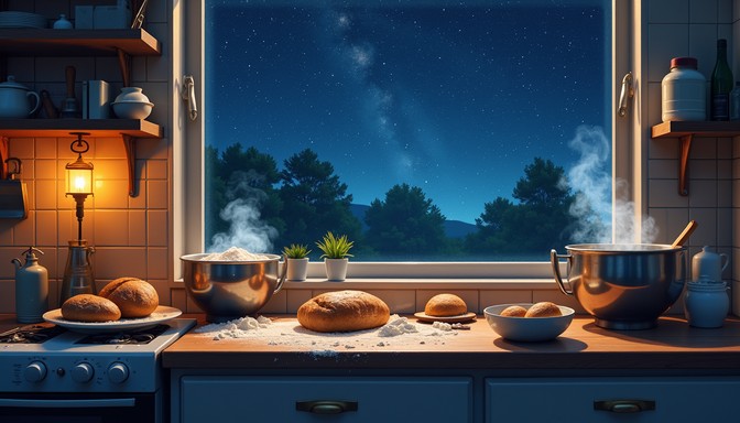 Free Midnight Baking Sanctuary Image | Download at StockCake