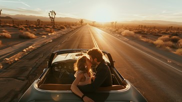 Free Sunset Road Trip Image - Sunset, Couple, Highway | Download at ...