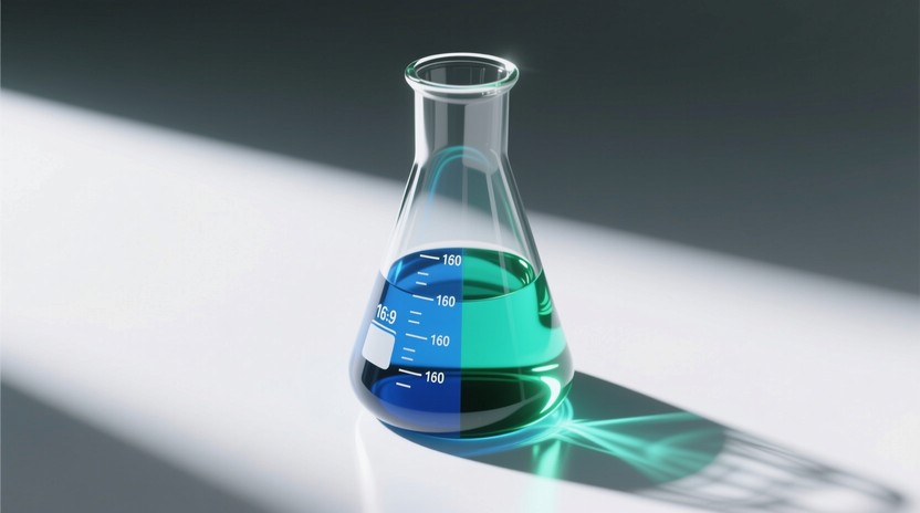 Free Luminous Blue Chemistry Image - Laboratory, Beakers, Blue ...