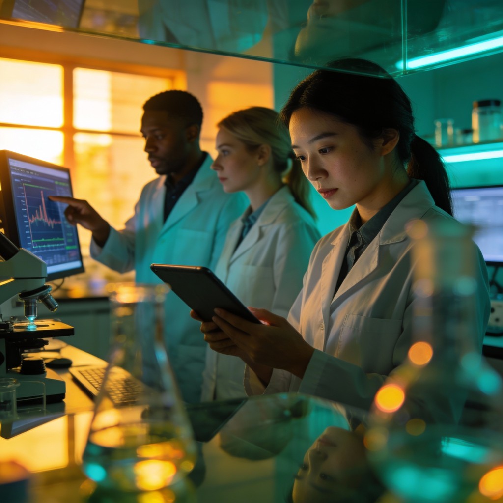 Free Scientists Analyzing Data Image - Scientists, Laboratory, Research ...