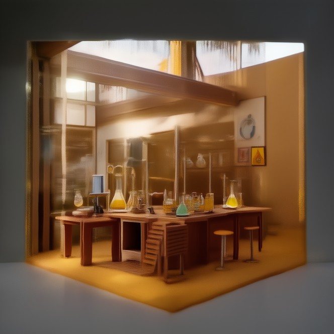 Diarama Science Lab Free Retro Science Laboratory Image - Diorama, Laboratory, Vintage ...