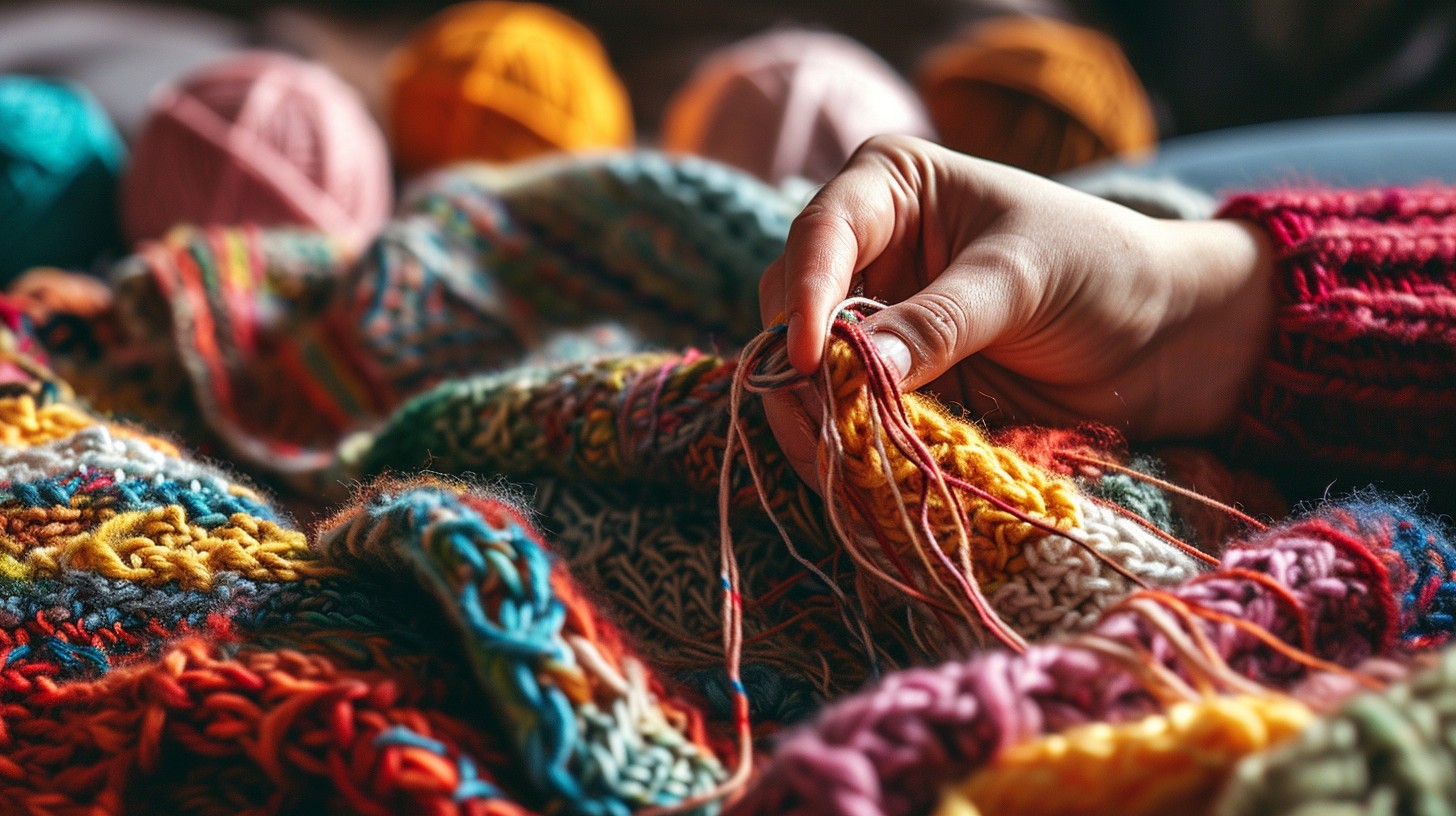 Colorful Knite Free Colorful Knitting Project Image - Knitting, Yarn, Colorful ...