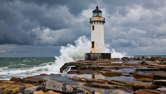 Free Storm Meets Lighthouse Image - Lighthouse, Storm, Coastal ...
