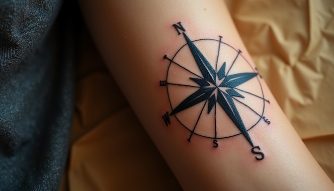 Nautical Compass Ink Free Navigational ink art Image - Compass, Tattoo, Navigation ...