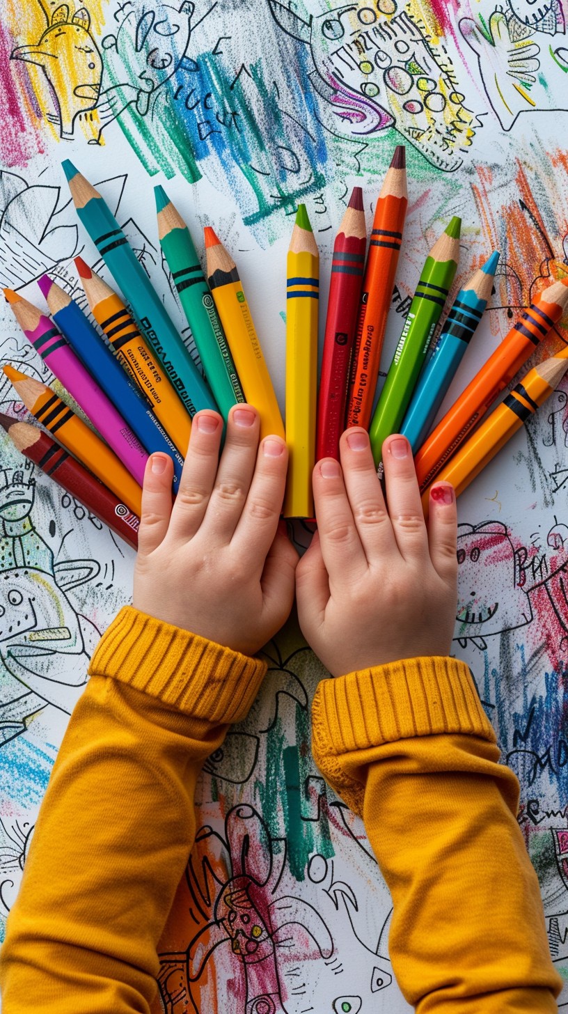 Free Colorful Drawing Time Photo - Colors, Creativity, Drawing ...