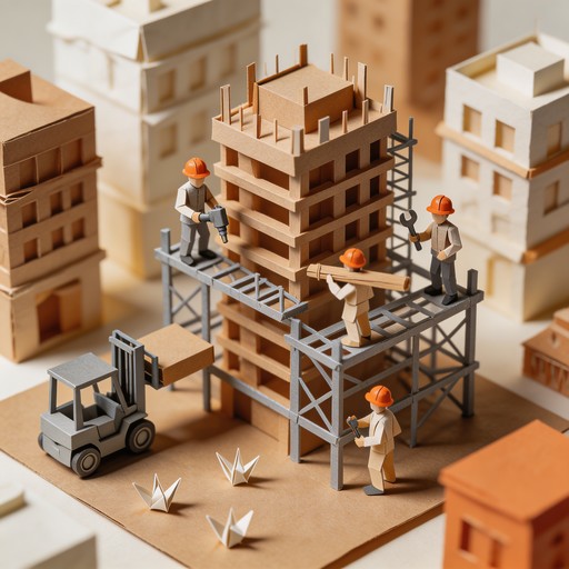 Contruction Paper Man Free Paper Construction Workers Image - Paper, Origami, Diorama ...