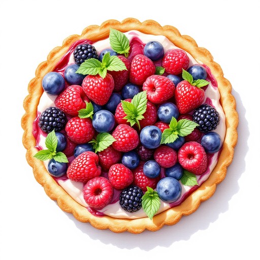 Free Fresh Berry Tart Image - Tart, Berries, Strawberries | Download at ...