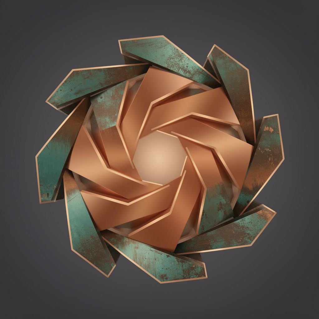 Design For Cu Free Copper Spiral Design Image - Copper, Geometric, Abstract ...
