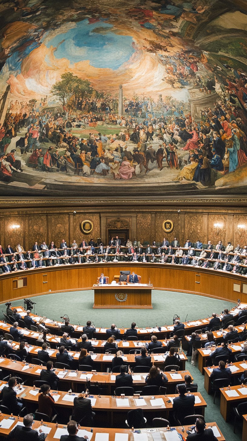 Free Parliament in session Image - Parliament, Session, Mural ...