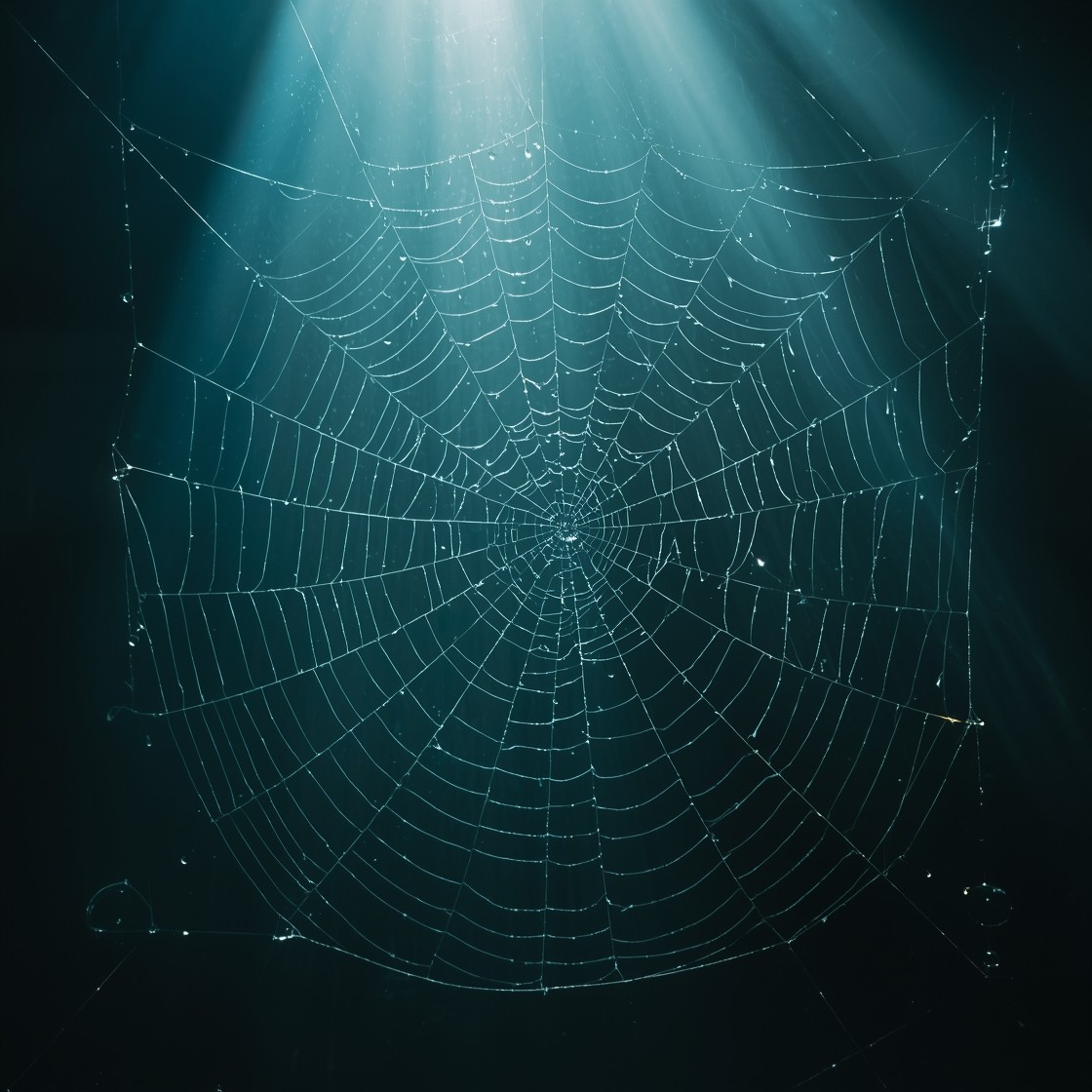 Free Luminous Web Tapestry Photo - Spiderweb, Dewdrops, Ethereal ...