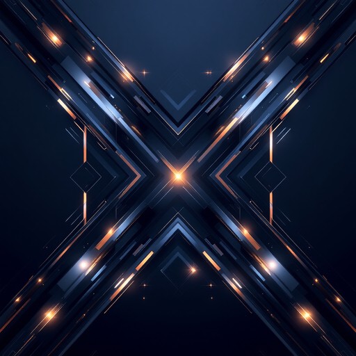 Free Geometric Light Cross Image - Geometric, Chrome, Navy | Download ...