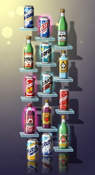 Drinks Display Texture Free Magical Drink Display Image - Anime, Bottles, Cans | Download at ...