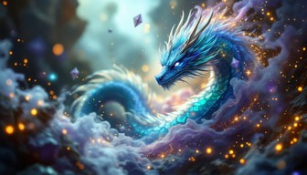 Download Mystical Dragon Awakens Image - Dragon, Magical, Ethereal ...