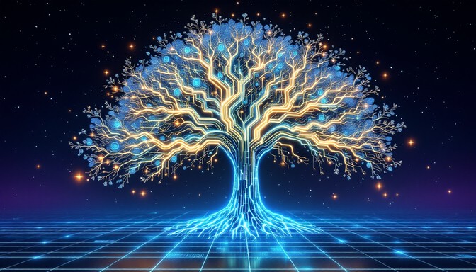 Free Digital Tree Art Image - Abstract, Digital, Tree | Download at ...