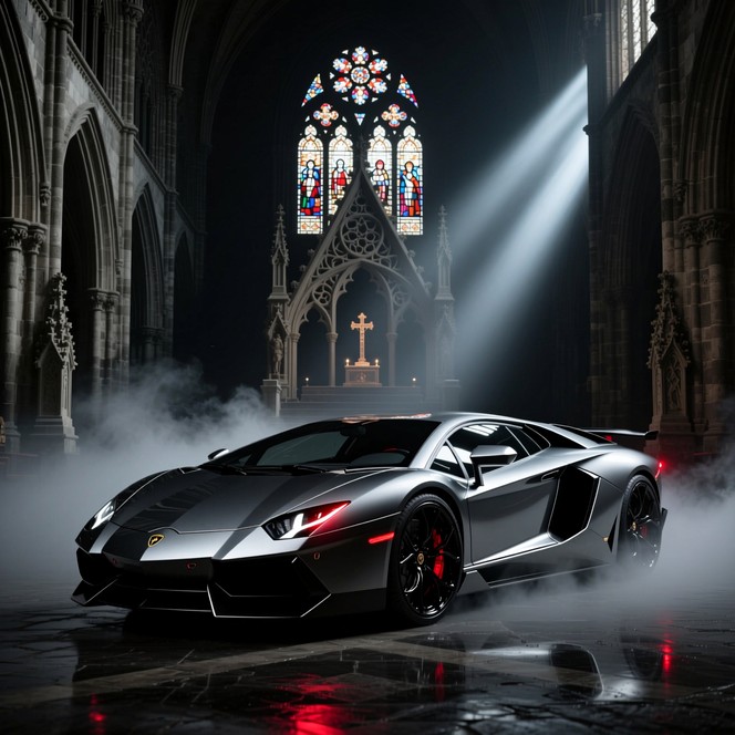 Free Sacred Speed Sanctuary Photo - Supercar, Gothic, Cathedral ...